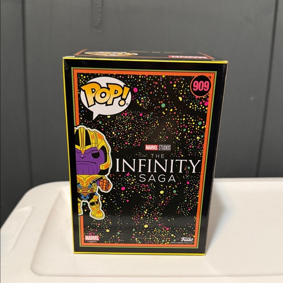 Funko Pop! Avengers Thanos Figure - Purple and Yellow